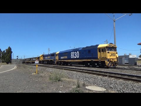 Pacific National 8130, X50 7735V Grain At North Geelong