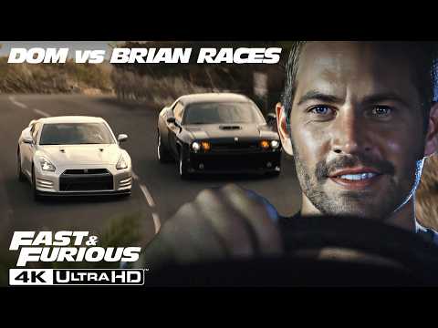 Fast & Furious | Dom Vs. Brian Races