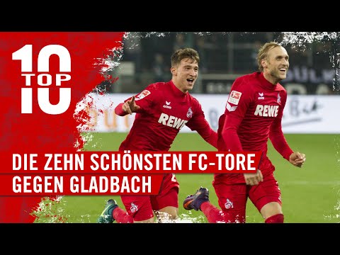 TOP TEN: Die besten FC-TORE gegen Borussia Mönchengladbach | 1. FC Köln | Risse | Podolski | Flohe