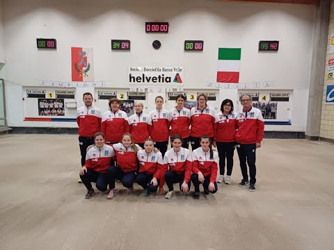 Bocce : Programma 1° Giornata  Campionato Serie A 2025 - Femminile
