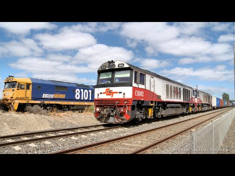 7922V SCT / SBR Dooen to Melbourne Container Train (1/2/2019) - PoathTV Australian Railways