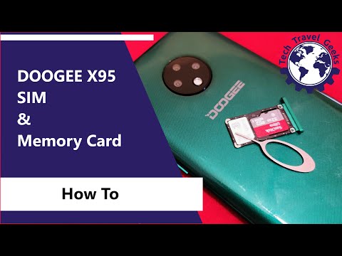 How To Insert A SIM and Memory Card In The Doogee X95 - Walkthrough