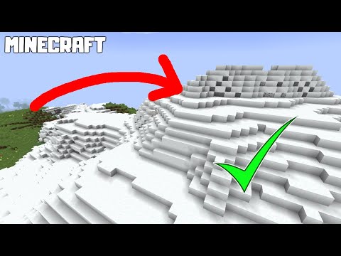 MINECRAFT | How to Find Snowy Slopes Biome!
