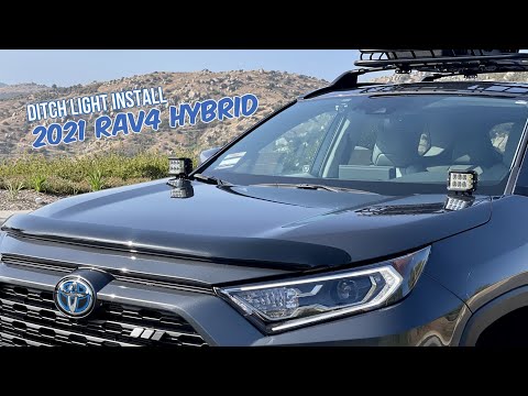 Tutorial #4: Ditch Light Install - 2021 Toyota RAV4 XLE Hybrid