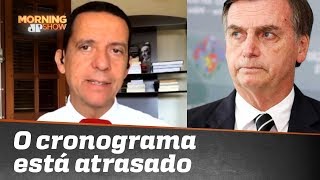 Cronograma do Governo está atrasado