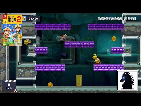 NS Super Mario Maker 2 - Story Mode - Job #6: Underground Coin Collecting