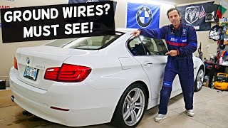 Where is Ground Wire Location BMW F10 F11 520i 528i 530i 535i 550i 518d 520d 525d 530d 535d