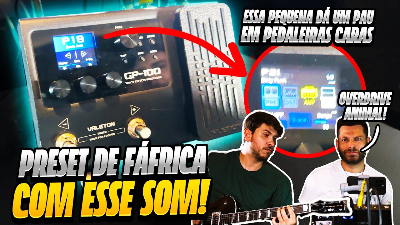 PEDALEIRA COMPACTA DA VALETON TEM OS MELHORES IRS DE FABRICA