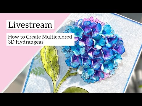 How to Create multi colored 3D Hydrangeas