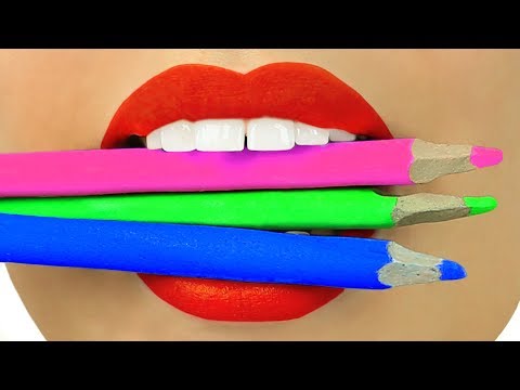 11 DIY Edible School Supplies / Pranks For Back To School! Video