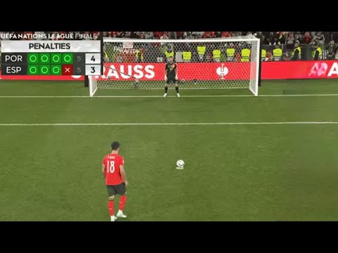 🔴Portugal vs Spain (5-3) Full Penalty Shootout | UEFA Nations League Final