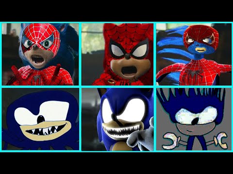 Sonic The Hedgehog Movie Spider-Man VS DING DONG HIDE AND SEEK Uh Meow All Designs Compilation 2