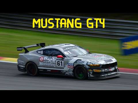 2024 Ford Mustang GT4 | V8 Exhaust sound at Spa