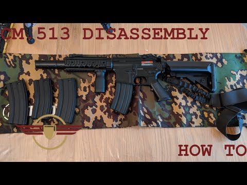 [HOW TO] CYMA CM.513 M4 CQB DISASSEMBLY - Take a look inside