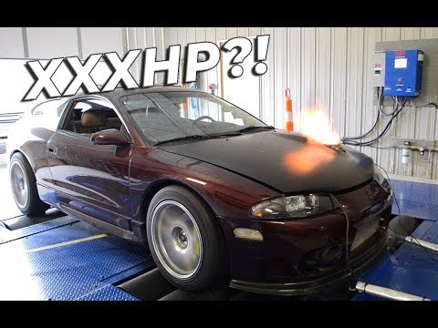 Big Turbo Eclipse GSX | Dyno Day + Flames