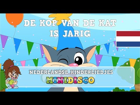 DE KOP VAN DE KAT | Kinderliedjes | Liedjes voor Peuters en Kleuters | Minidisco