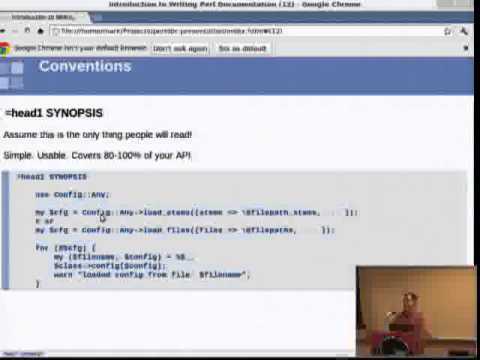 Mark A  Stratman   Introduction to writing Perl Documentation