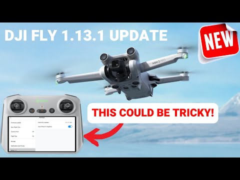 DJI fly App Update 1.13.1 - DJI RC  - Mini 3 Pro - Mini 4 Pro - New Firmware