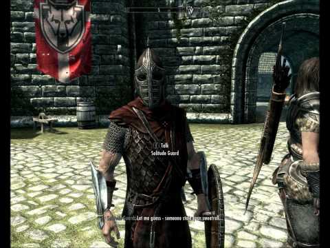 Skyrim: Let me guess someone stole your sweetroll...