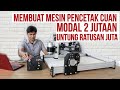 Membuat Merakit Mesin CNC Router Murah Presisi Tinggi Modal 2 Jutaan Bisa Cuan Ratusan Juta