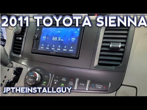 2011 toyota sienna radio removal replacement and install