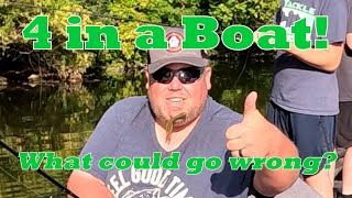 What could go WRONG || 4 In-a-Boat on the Hudson River puts on in the chin!