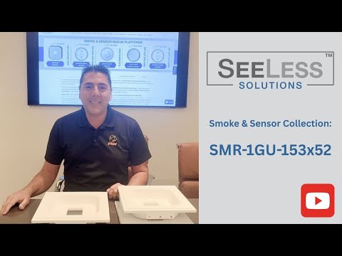 New SeeLess Flush Mount SMR-1GU-153-52 In Stock | Smoke Detector Upgrade to Our Round Best-Seller