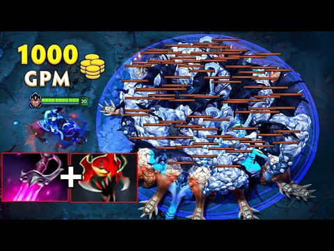 Luna 5Mins Mask of Madness 1000GPM Farm Machine 17Kills Khanda Build Dota 2
