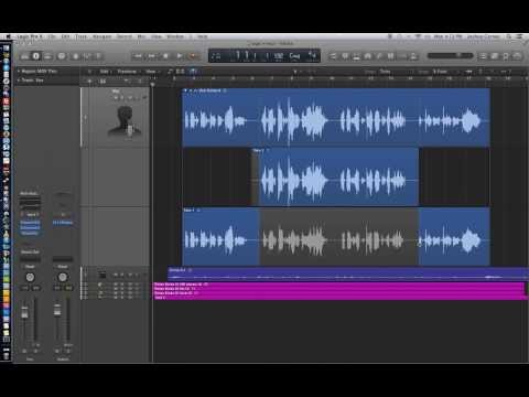 Logic Pro X - Video Tutorial 05 - Quick Punch, Punching In Vocals