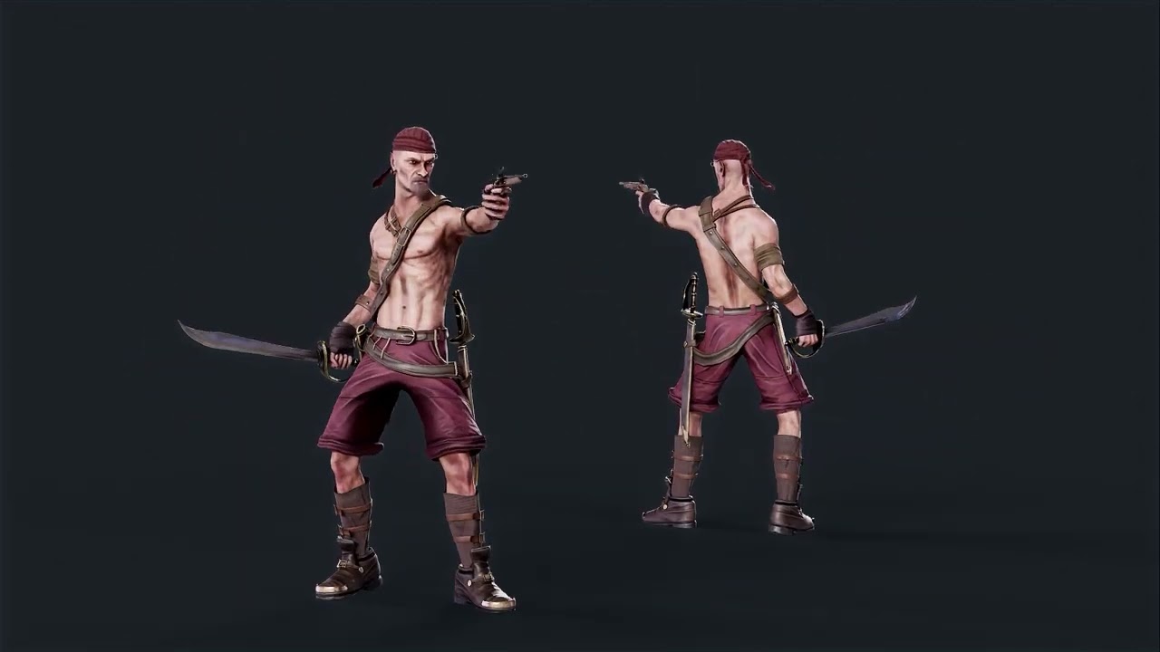 Pirate 2 3D Model