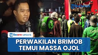 Momen Perwakilan Brimob Minta Maaf, Janji Bakal Tanggung Jawab Penuh Atas Insiden Rantis Lindas Ojol