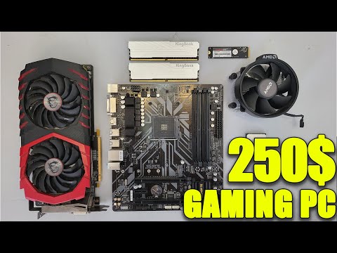 Ryzen 5 3600 + RX 580 8GB | $250 Budget Gaming PC Build | 4K