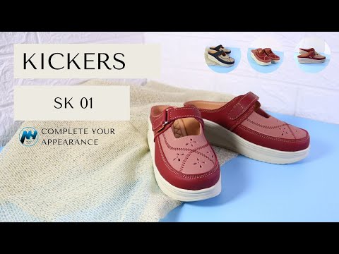 KICKERS SK 01NOAH - Wedges KICKERS SK 01 /Wedges Wanita /Sandal Selop Wanita / Sandal Wanita