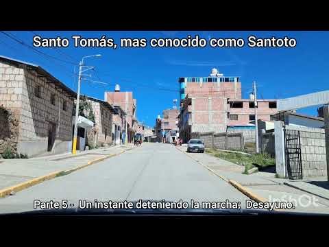 Santo Tomás, pero es mas conocido como San Toto.