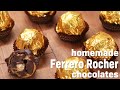 How To Make Ferrero Rocher Easy Homemade Ferrero Rocher Chocolate Recipe
