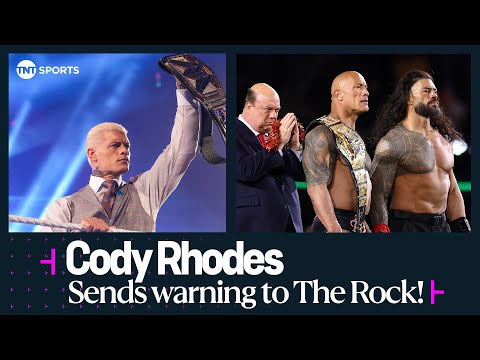 CODY RHODES ADDRESSES THE ROCK! ???? WWE Raw, April 15 2024