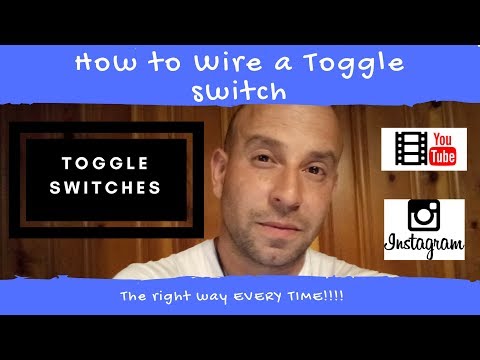 How to wire a toggle switch , ( on-off 2 prong ) easiest best explanation, 2020