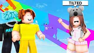 We BEAT The TILTED TOWER in Roblox!