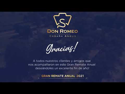 Remate Anual de Cabaña Don Romeo 2021