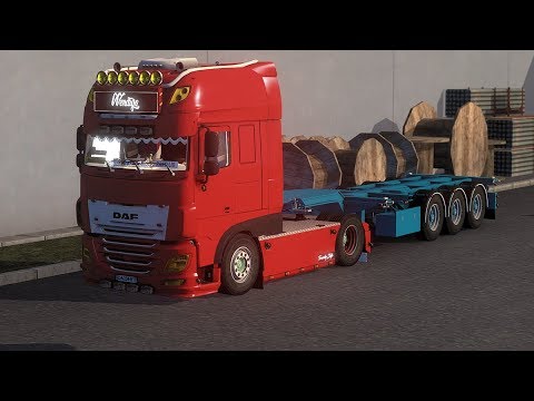 Euro Truck Simulator 2 - Daf XF Super Space - Promods 2.25 - Basel to Geneve
