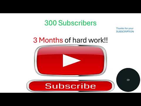 300 Subscribers...3 Months of Hard work...how to grow YouTube channel