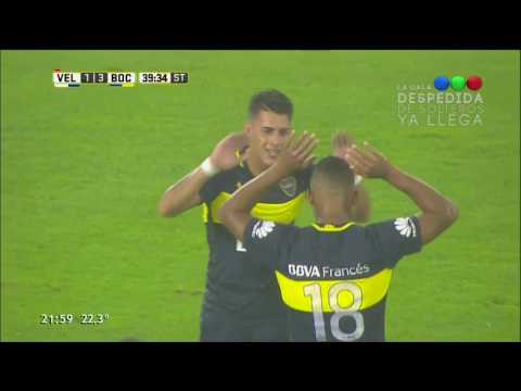 Gol de Pavón (1-3) / Vélez 1 - 3 Boca Juniors - Fecha 19 Torneo Argentino 2016/17