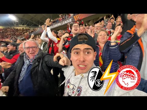 SC FREIBURG vs OLYMPIAKOS PIRÄUS | VERRÜCKTE SCHLUSSPHASE | Stadionvlog