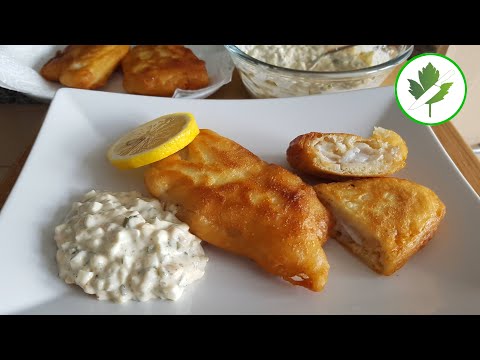Make your own fried fish - fish in pastry like at the fair