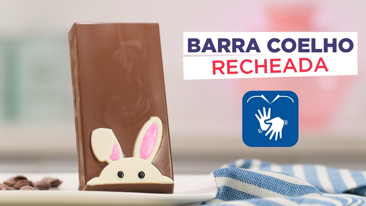 Como Fazer Barra de Chocolate Recheada Para Páscoa | Ideia para Páscoa | Formas Para Chocolate BWB