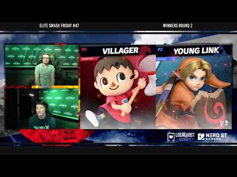 Elite Smash Friday #47 - SAMFISH (Villager) Vs. Robber (Young Link) - Winners Round 2