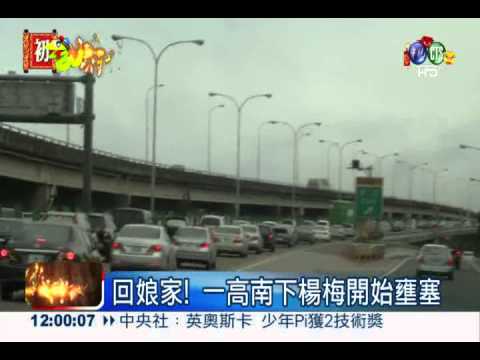 回娘家塞爆! 國道估湧280萬車次