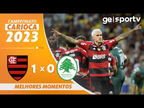 Gols e lances de Flamengo x Boa Vista-RJ