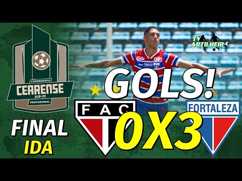 [Cearense S20 '25] Final | First Leg | Ferroviário 0 X 3 Fortaleza | GOALS! | TV TOP SCORER