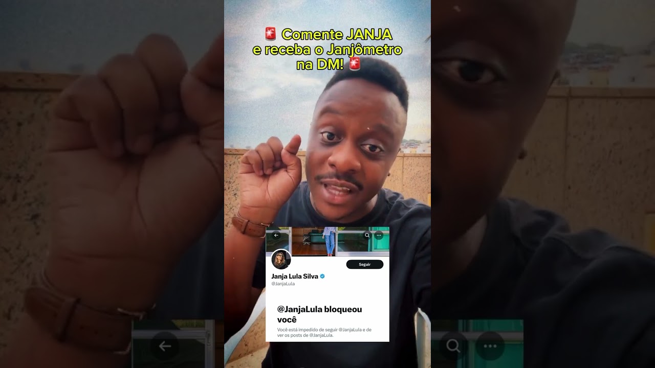 A Janja surtou, me bloqueou e depois me desbloqueou no Twitter